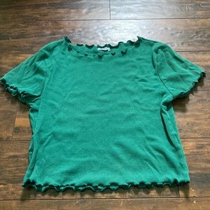 Ardene green crop top